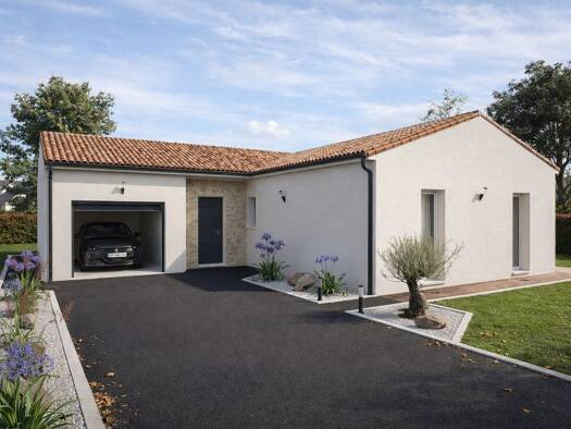 Terrain avec maison neuve à vendre 214 458 € 4 pièces 3 chambres 95 m² 549 m² de terrain Vezins 49340