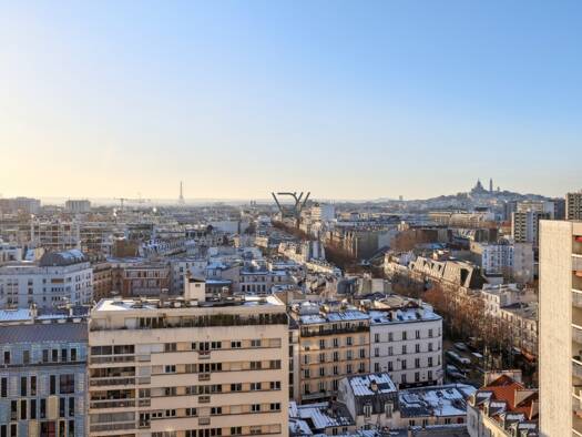 Appartement à vendre 550 000 € 2 pièces 1 chambre 57 m² Étage 13/26 Manin-Jaurès Paris 19ème arrondissement 75019