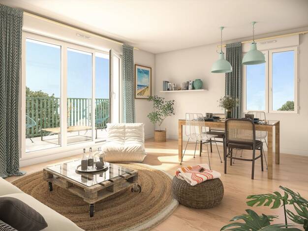 Appartement à vendre - neuf 175 100 € 2 pièces 39,3 m² 3 étages dès le 30/03/2028 Sanguinet 40460