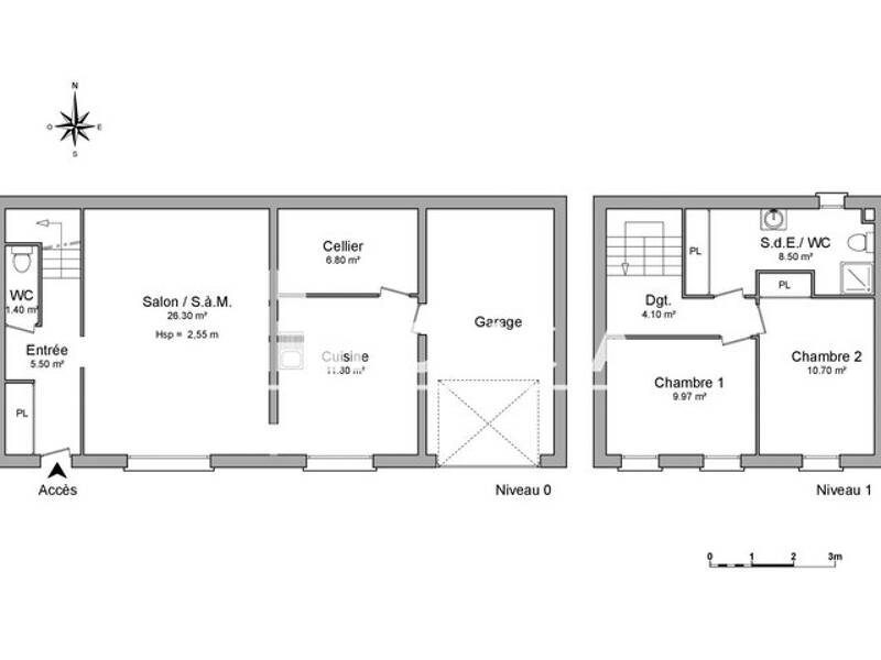 Maison à louer, 85m², ROCHEFORT