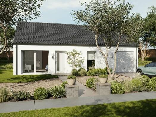 Terrain avec maison neuve à vendre 160 999 € 2 pièces 1 chambre 50 m² 800 m² de terrain Ochey 54170