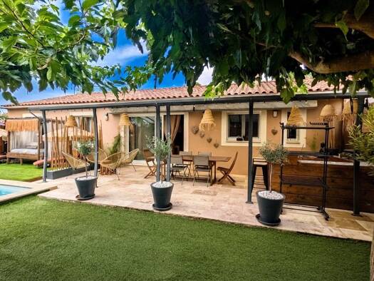 Maison de plain-pied à vendre 495 000 € 5 pièces 4 chambres 110 m² 400 m² de terrain Lauris 84360