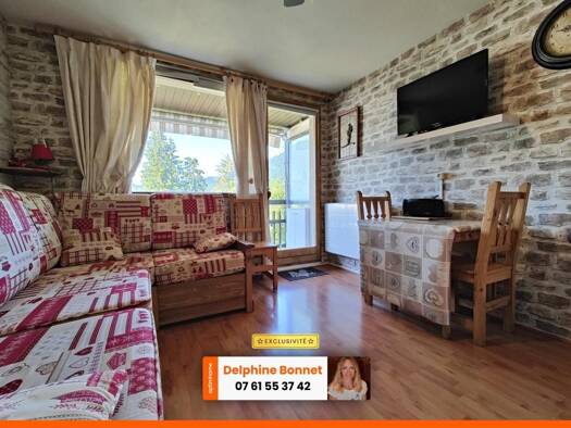 Appartement à vendre 96 000 € 2 pièces 1 chambre 27 m² Étage 3/4 Plan de Ville Saint-Pierre-de-Chartreuse 38380