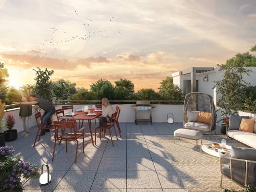 Appartement à vendre - neuf 279 200 € 2 pièces 1 chambre 44,13 m² dès le 30/09/2026 Mortefontaines Deuil-la-Barre 95170