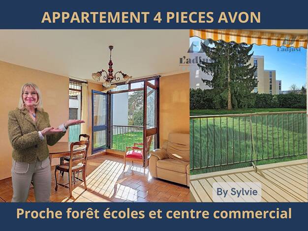 Appartement à vendre 119 000 € 4 pièces 3 chambres 71 m² RDC/4 Est Avon 77210
