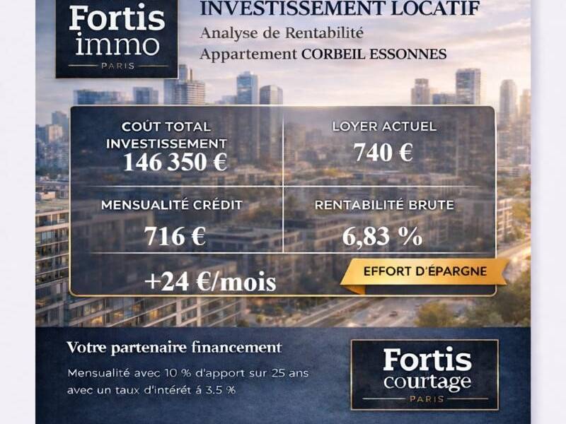 Maison à vendre, 50m², CORBEIL ESSONNES
