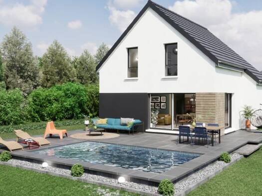 Terrain avec maison neuve à vendre 447 000 € 6 pièces 4 chambres 131 m² 460 m² de terrain Soultz-les-Bains 67120
