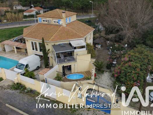 Demeure à vendre 800 000 € 7 pièces 6 chambres 260 m² 1 542 m² de terrain Etangs et Plages Marseillan 34340