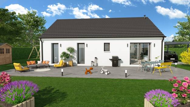 Terrain avec maison neuve à vendre 187 119 € Songeons 60380