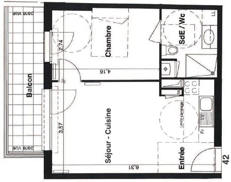Maison à louer, 39m², AULNAY SOUS BOIS