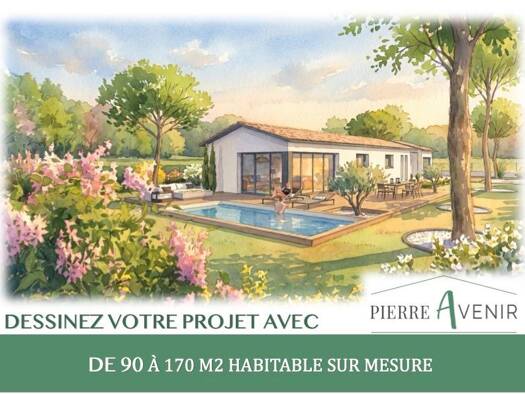 Terrain avec maison neuve à vendre 598 000 € 5 pièces 3 chambres 90 m² 1 057 m² de terrain Ouest Brignais 69530