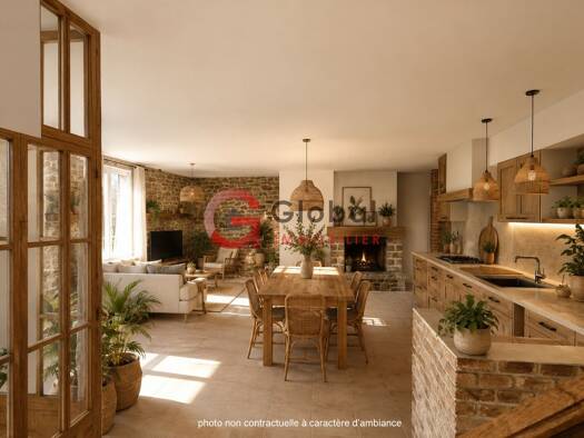 Maison à vendre 85 900 € 6 pièces 5 chambres 120 m² 180 m² de terrain Larchamp 53220