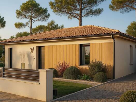 Terrain avec maison neuve à vendre 196 000 € 4 pièces 3 chambres 78 m² 320 m² de terrain Gastes 40160