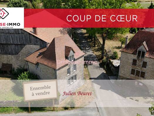 Maison à vendre 239 000 € 9 pièces 4 chambres 225 m² 2 300 m² de terrain Cubry 25680