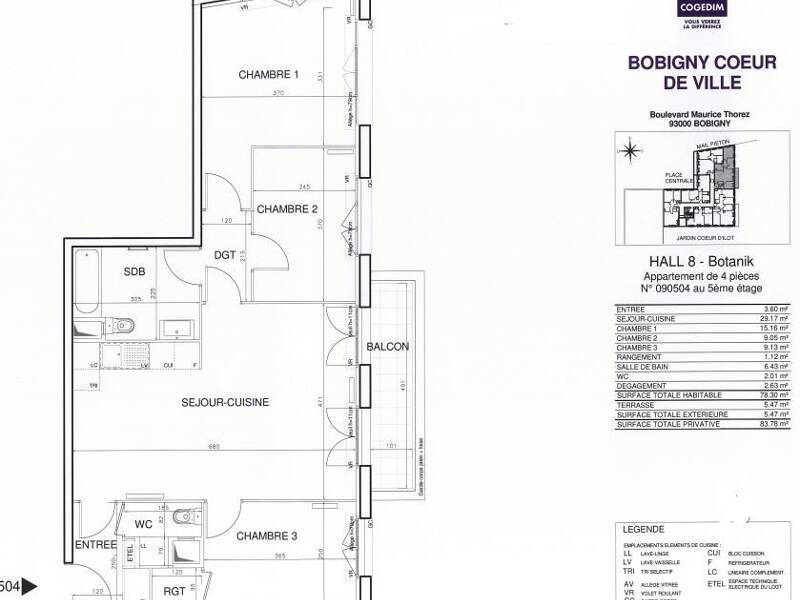 Maison à louer, 78m², BOBIGNY