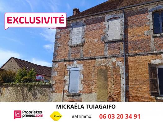 Maison à vendre 54 990 € 1 pièce 1 chambre 42 m² 335 m² de terrain Broyes 51120