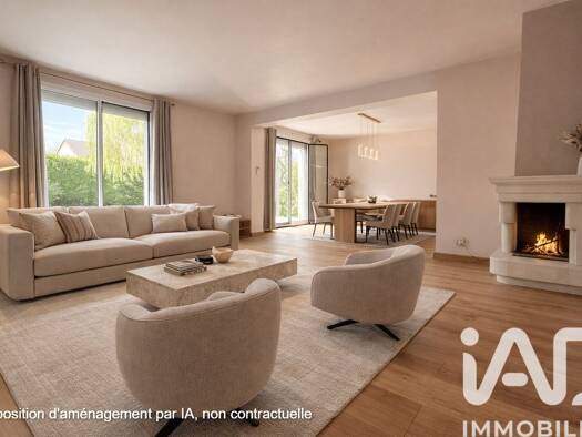 Maison à vendre 529 900 € 8 pièces 6 chambres 190 m² 564 m² de terrain Sablons-Ombrages-Moissons Vauréal 95490
