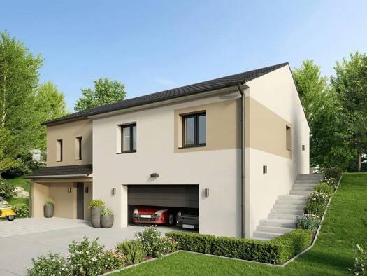 Terrain avec maison neuve à vendre 334 279 € 5 pièces 4 chambres 96 m² 690 m² de terrain Rochonvillers 57840
