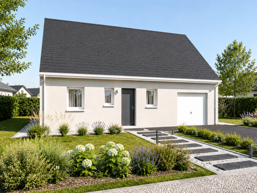 Terrain avec maison neuve à vendre 156 871 € 4 pièces 3 chambres 77 m² 431 m² de terrain Semblançay 37360