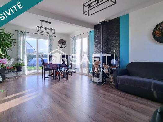 Maison à vendre 249 000 € 5 pièces 4 chambres 75 m² 1 649 m² de terrain Le Grouaneg Plouguerneau 29880