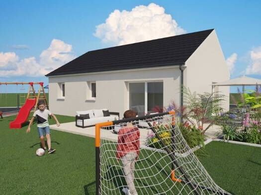 Terrain avec maison neuve à vendre 166 800 € 4 pièces 3 chambres 70 m² 984 m² de terrain Épaney 14170