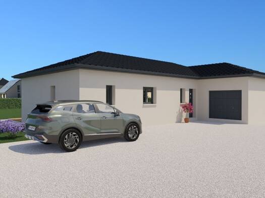 Terrain avec maison neuve à vendre 326 192 € 4 pièces 3 chambres 90 m² 788 m² de terrain Massignieu-de-Rives 01300