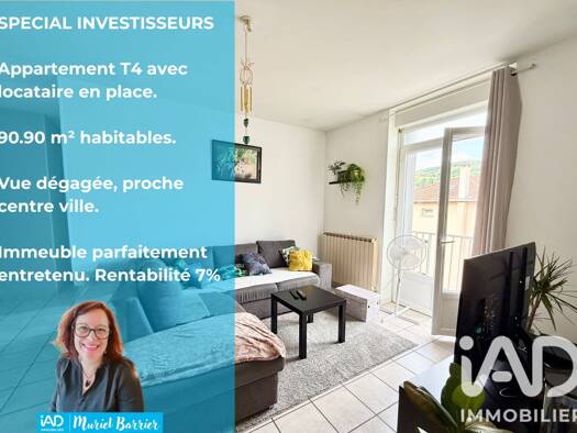 Appartement à vendre 115 000 € 4 pièces 3 chambres 99,9 m² 2 étages Centre Est Unieux 42240