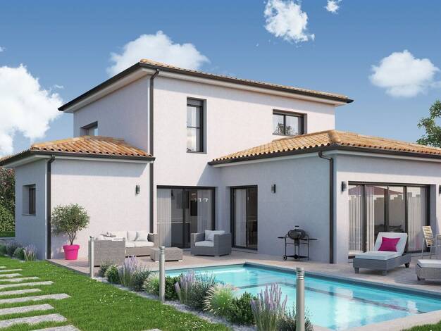 Terrain avec maison neuve à vendre 369 611 € 5 pièces 4 chambres 148 m² 1 000 m² de terrain Frozes 86190