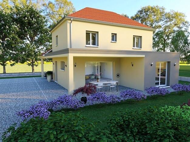 Terrain avec maison neuve à vendre 295 030 € 5 pièces 4 chambres 108 m² 2 172 m² de terrain Bleigny-le-Carreau 89230