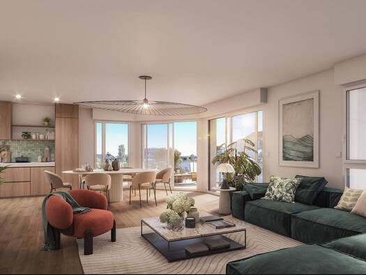 Appartement à vendre - neuf 1 096 000 € 4 pièces 3 chambres 110,4 m² 3ème étage Gare-Grand Clos La Baule-Escoublac 44500