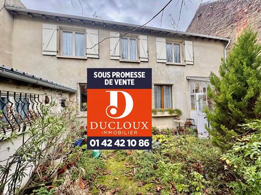 Maison à vendre 569 250 € 3 pièces 1 chambre 73 m² 139 m² de terrain Chefson-de Gaulle Bois-Colombes 92270