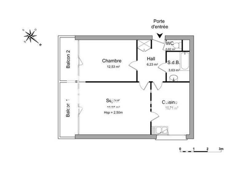 Maison à louer, 54m², METZ