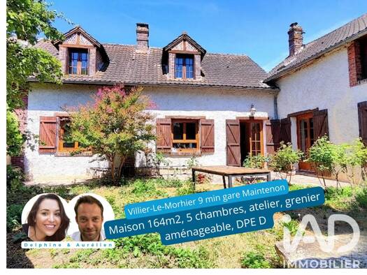Maison à vendre 260 000 € 7 pièces 5 chambres 164 m² 546 m² de terrain Maintenon 28130