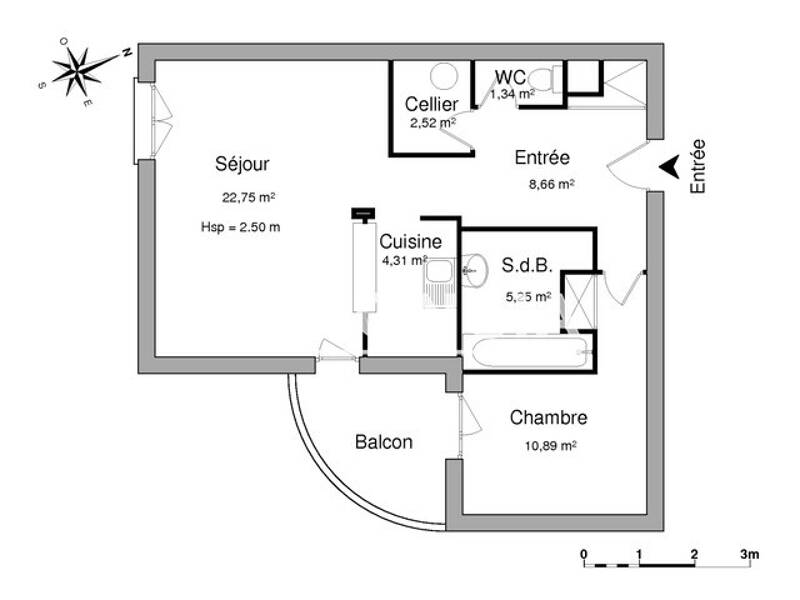 Maison à louer, 56m², GRENOBLE