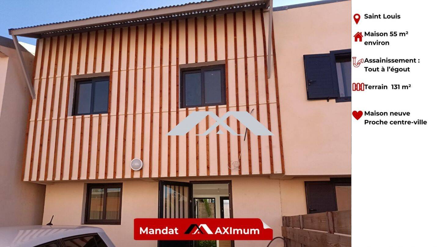 Maison à vendre, 55m², SAINT LOUIS