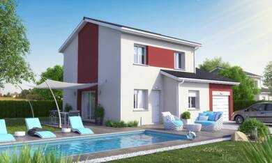 Terrain avec maison neuve à vendre 295 779 € Gillonnay 38260