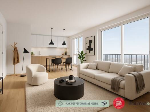 Appartement à vendre - neuf 394 000 € 4 pièces 83 m² 1er étage Morainvilliers 78630