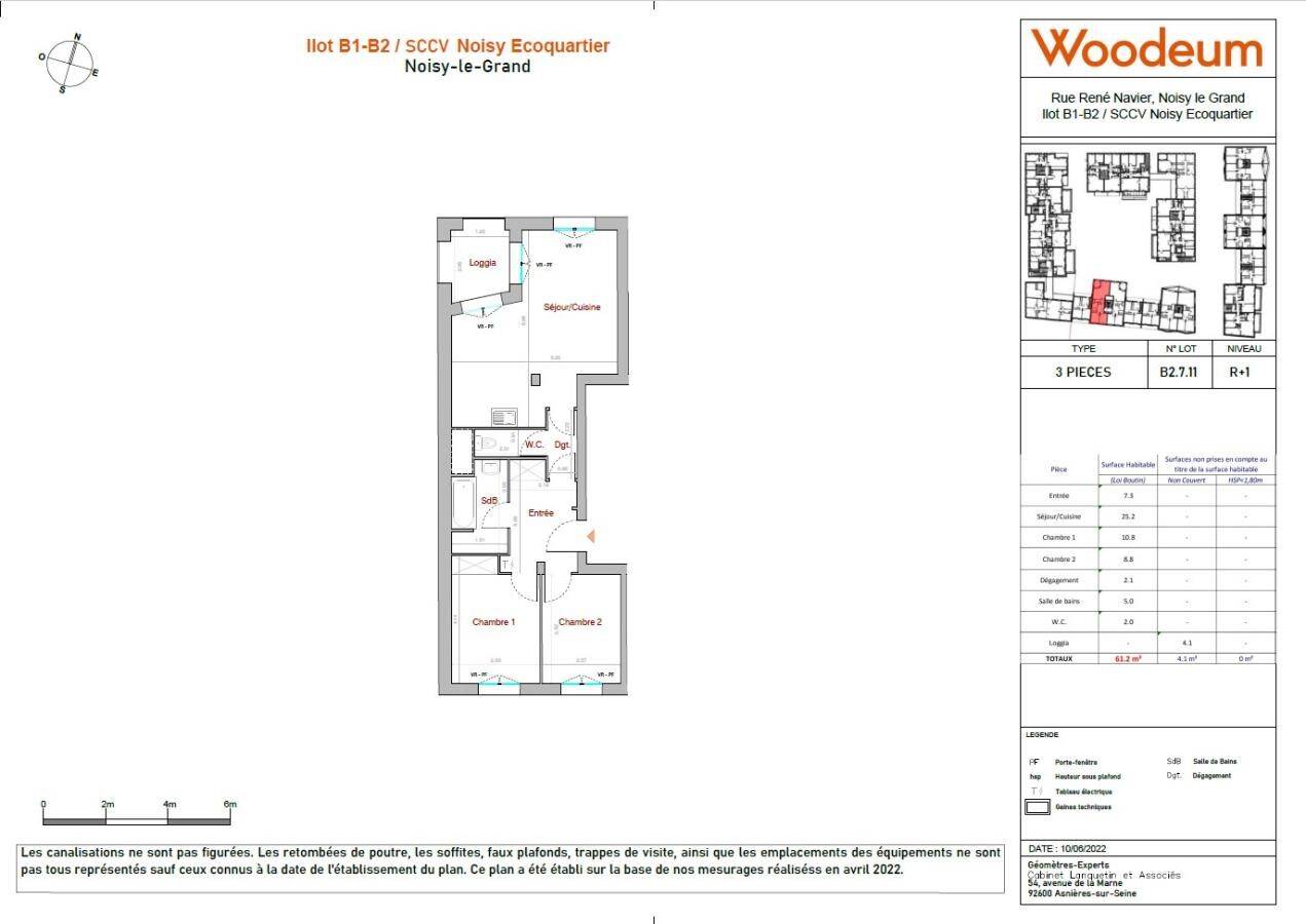Maison à louer, 62m², NOISY LE GRAND