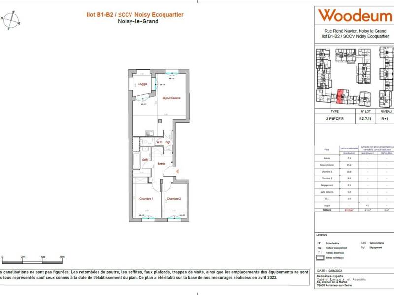 Maison à louer, 62m², NOISY LE GRAND