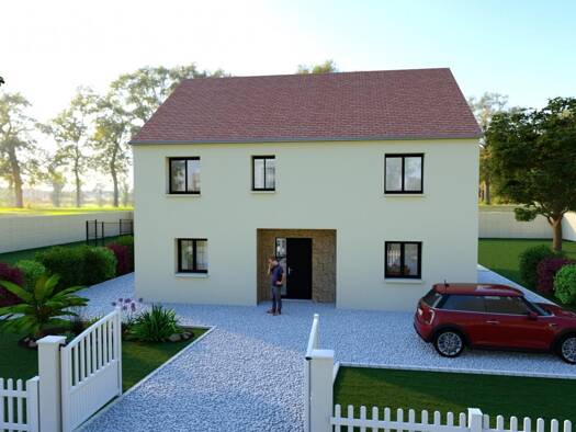 Terrain avec maison neuve à vendre 427 000 € 1 pièce 1 chambre 180 m² 878 m² de terrain Bézu-la-Forêt 27480