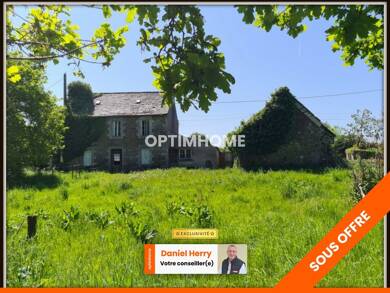 Maison à vendre 136 500 € 4 pièces 2 chambres 95 m² 3 798 m² de terrain Guimiliau 29400