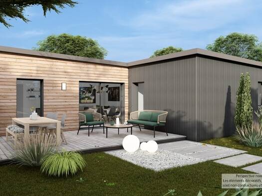 Terrain avec maison neuve à vendre 254 550 € 5 pièces 3 chambres 92 m² 649 m² de terrain Montbeton 82290