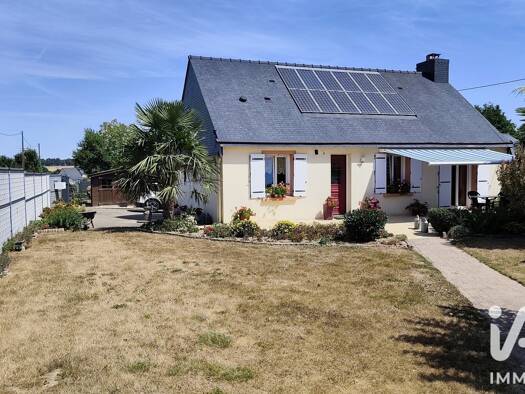 Maison de plain-pied à vendre 179 900 € 4 pièces 3 chambres 75 m² 1 350 m² de terrain Saint-Thuriau 56300