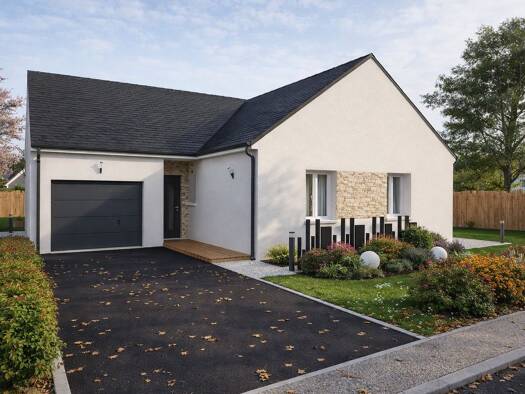 Terrain avec maison neuve à vendre 226 392 € 4 pièces 3 chambres 81 m² 670 m² de terrain Mézières-lez-Cléry 45370