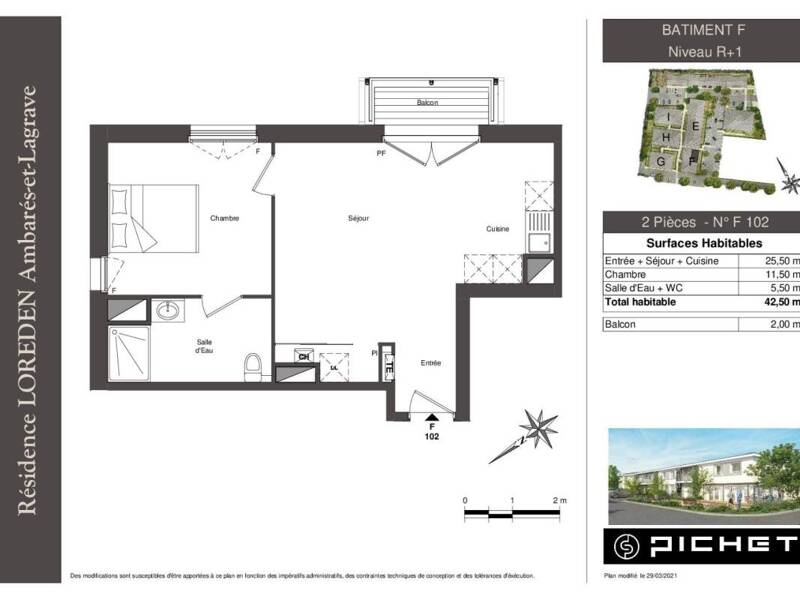 Maison à louer, 42m², AMBARES ET LAGRAVE