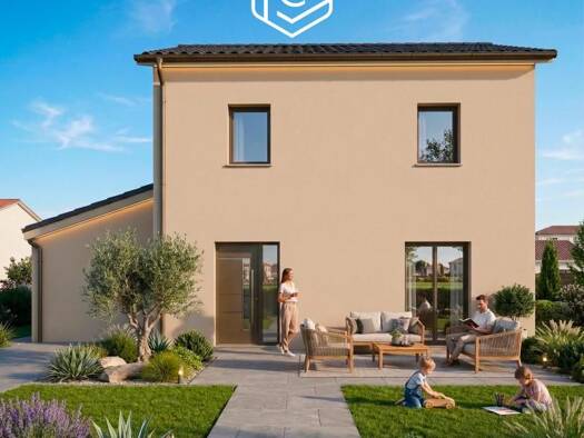 Terrain avec maison neuve à vendre 222 480 € 4 pièces 3 chambres 85 m² 350 m² de terrain Chaleins 01480