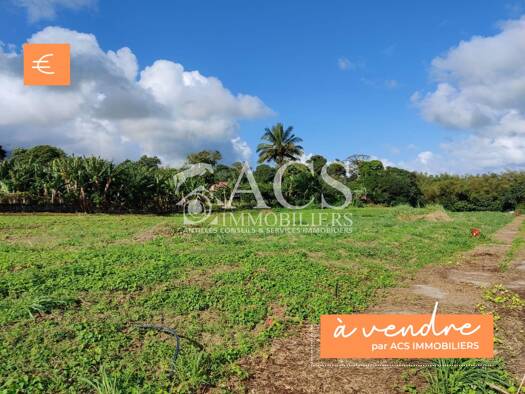 Terrain constructible à vendre 85 330 € 837 m² de terrain Basse-Pointe 97218