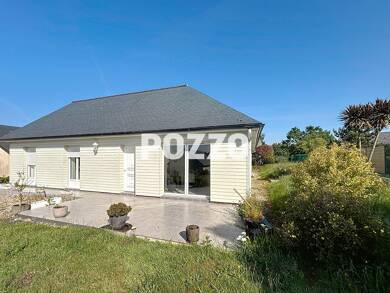 Maison de plain-pied à vendre 298 000 € 4 pièces 3 chambres 115 m² 813 m² de terrain Port Bail sur Mer 50580