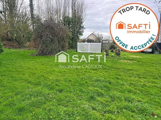 Terrain constructible à vendre 59 000 € 1 100 m² de terrain Mosles 14400