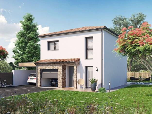 Terrain avec maison neuve à vendre 273 375 € 4 pièces 3 chambres 90 m² 612 m² de terrain Saint-Léger-sous-Cholet 49280